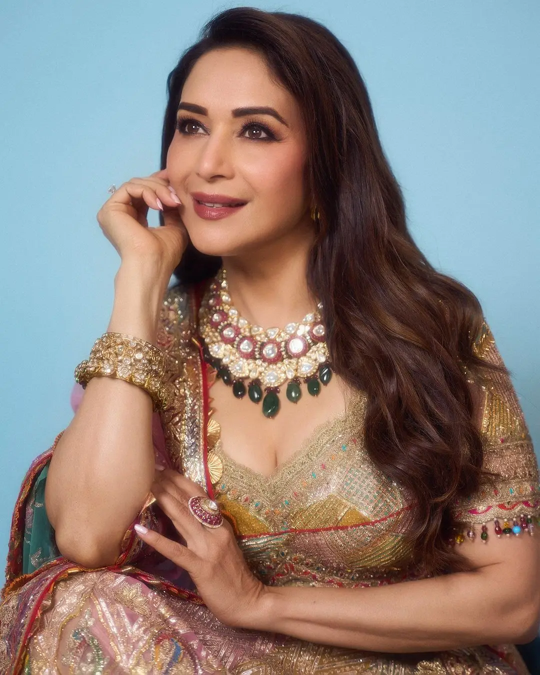 Madhuri Dixit Photos at Anant ambani and Radhika merchant wedding